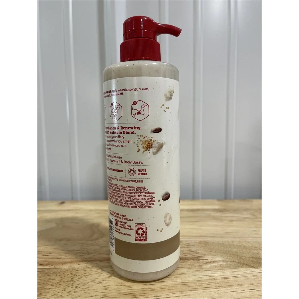 Old Spice Gentleman's Blend Exfoliating Body Wash, Brown Sugar & Cocoa Butter
